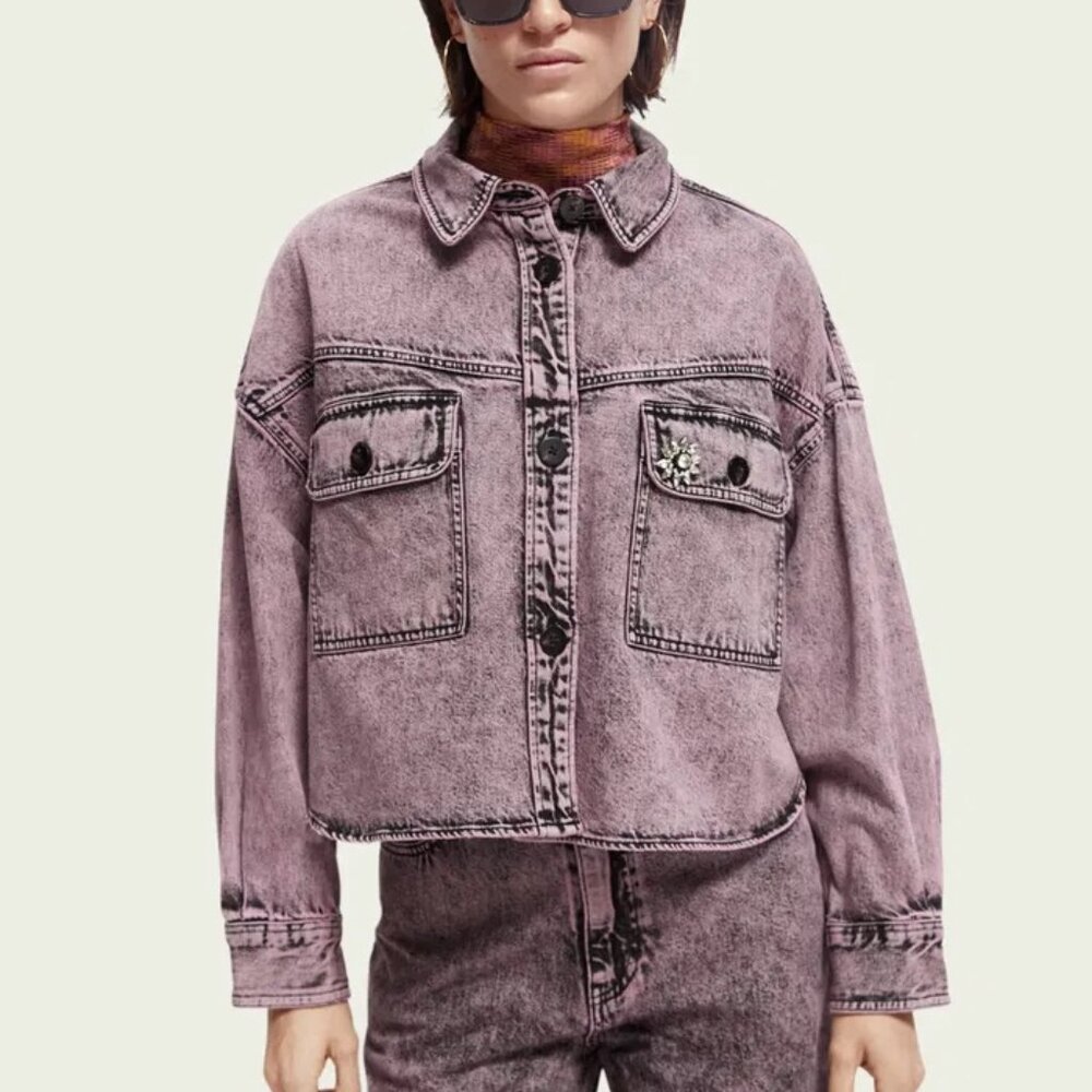 Scotch & Soda Washed Denim Overshirt NWOT